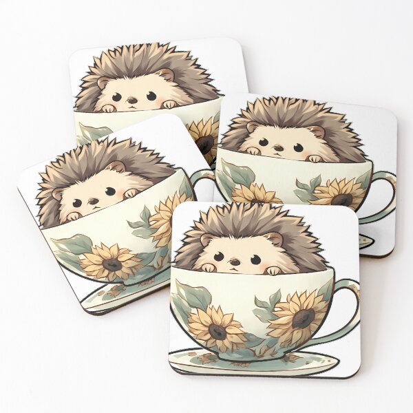 Item preview, Hedgehog Tea Party designed and sold by pumsquare.
