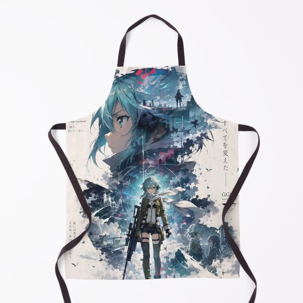 Item preview, Blue Phantom Marksman Anime Poster | Cyber Sniper Warrior Fantasy Art Print designed and sold by Dyan4.