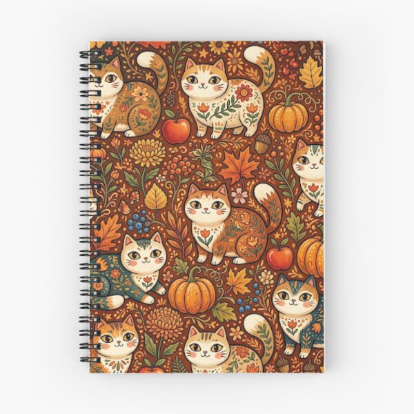 Item preview, Cute Fall Pumpkin Cats designed and sold by Iampoji.