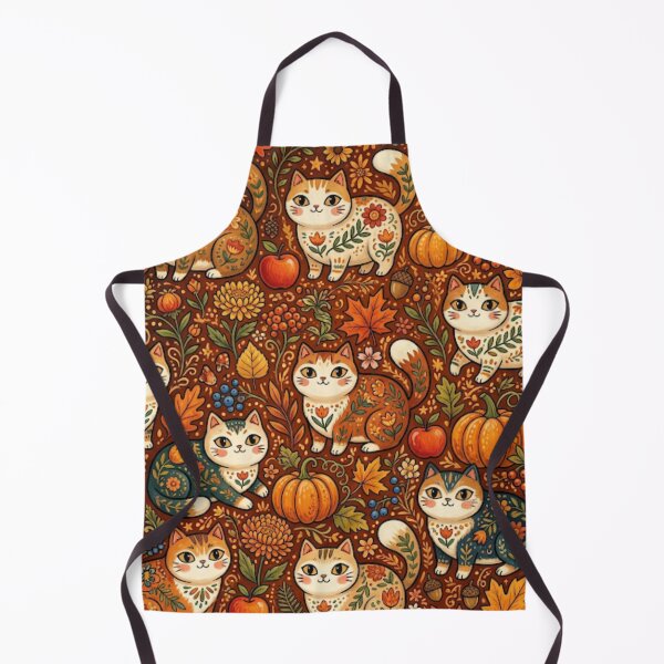 Item preview, Cute Fall Pumpkin Cats designed and sold by Iampoji.