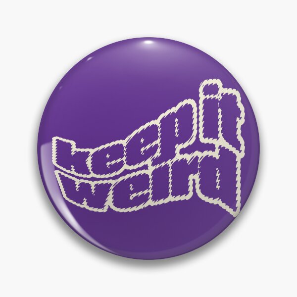 Item preview, Keep it Weird Fidgety-Outline Lettering designed and sold by wickedpretty.