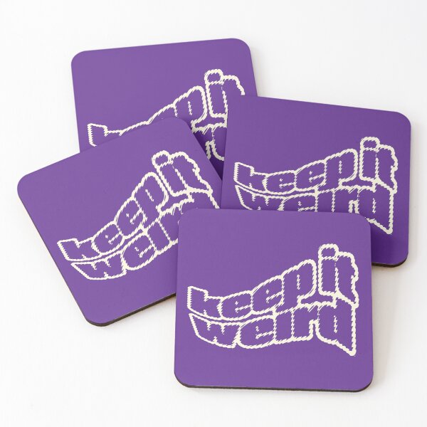 Item preview, Keep it Weird Fidgety-Outline Lettering designed and sold by wickedpretty.