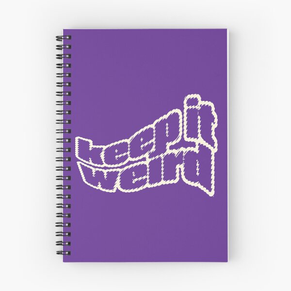 Item preview, Keep it Weird Fidgety-Outline Lettering designed and sold by wickedpretty.