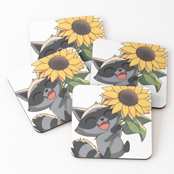 Aperçu de l'œuvre Tournesol bandit raton laveur créée et vendue par pumsquare.