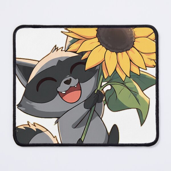 Item preview, Raccoon Bandit Sunflower designed and sold by pumsquare.