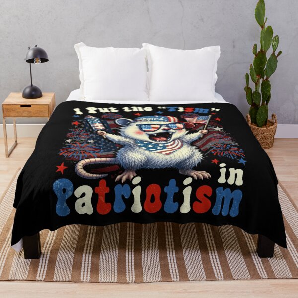 Item preview, I Put the Tism in Patriotism Funny Autism Meme Raccoon Eagle designed and sold by elongatedjazz.