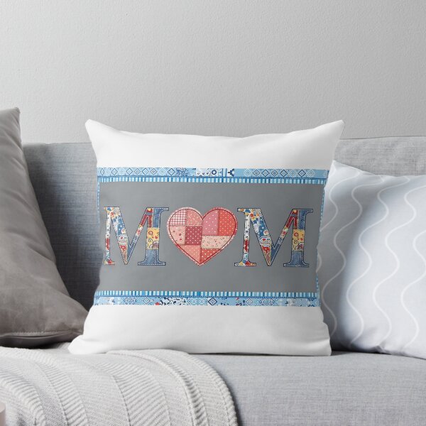 Item preview, Mom Patchwork Heart Design designed and sold by ToxicInkArt.