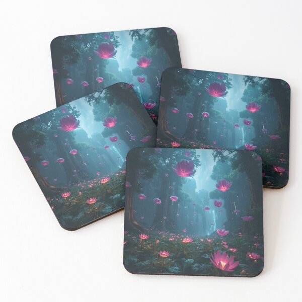 Item preview, Quantum Petal Rainforest Fantasy Alien Landscape designed and sold by Luminous Wilds.