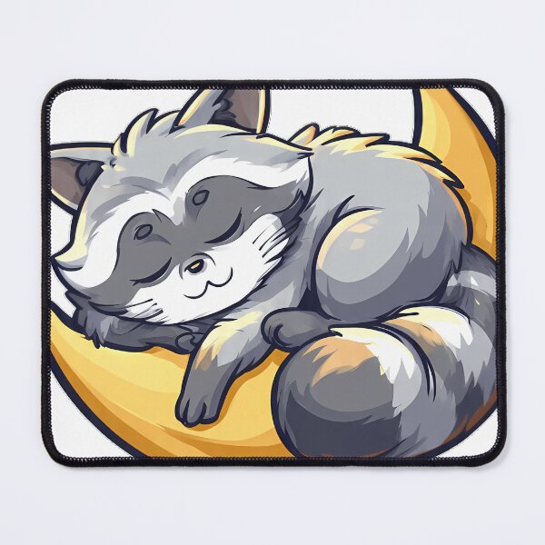 Item preview, Raccoon Sleeping on Moon designed and sold by pumsquare.