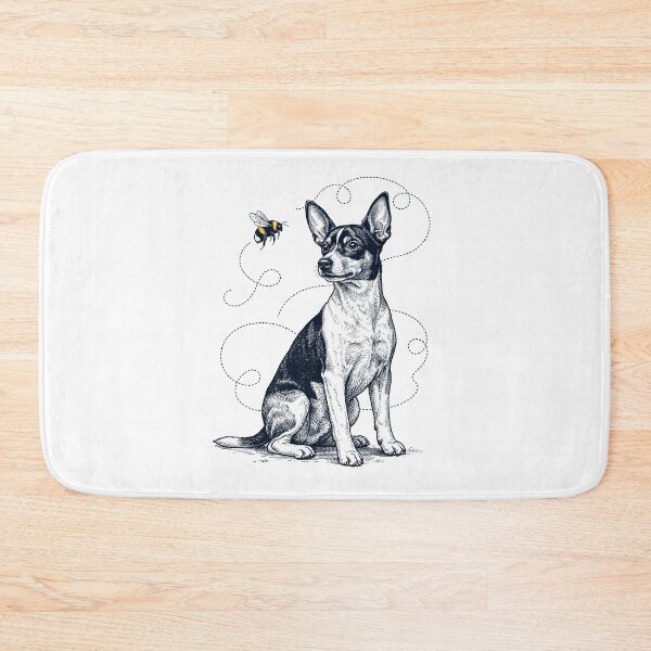 Item preview, Toy Fox Terrier Bumble Bee Honeybee Dog Lover designed and sold by Kimberley King Art  King Art.