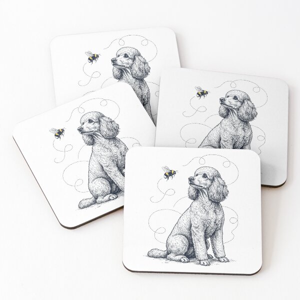 Item preview, Toy Poodle Bumble Bee Honeybee Dog Lover designed and sold by Kimberley King Art  King Art.