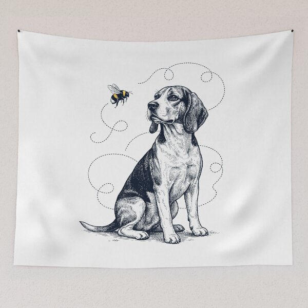 Item preview, Treeing Walker Coonhound Bumble Bee Honeybee Dog Lover designed and sold by Kimberley King Art  King Art.