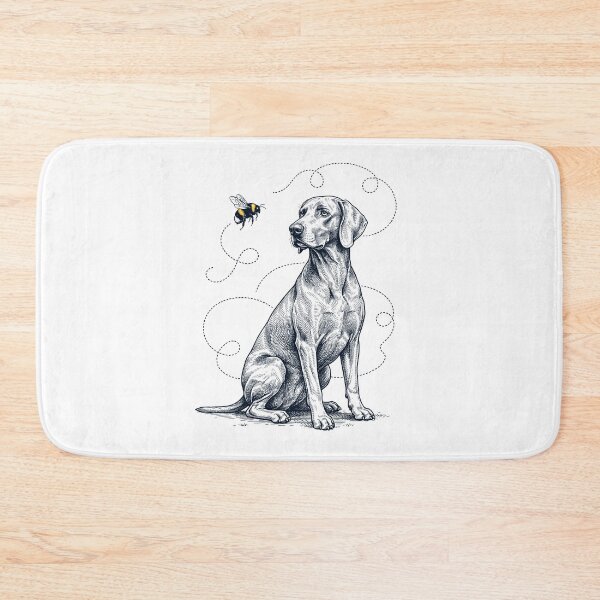 Item preview, Vizsla Bumble Bee Honeybee Dog Lover designed and sold by Kimberley King Art  King Art.