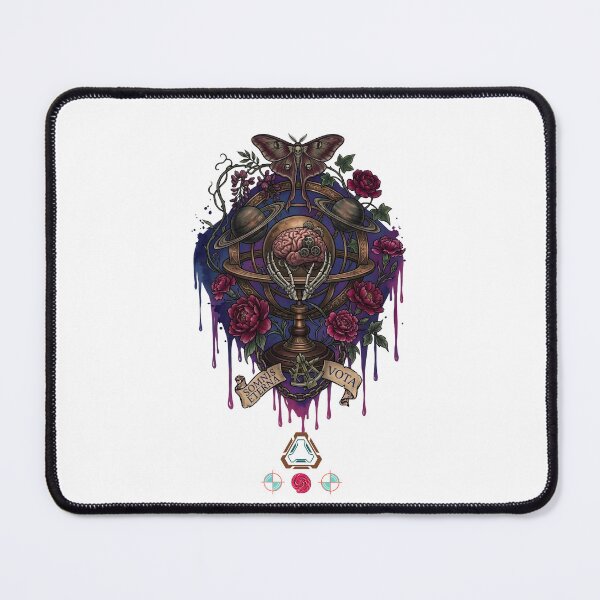 Item preview, Somnis Eterna Vota – Gothic Cosmic Brain Illustration designed and sold by m-yoga-store.