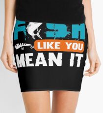 Fish Like You Mean It Mini Skirt