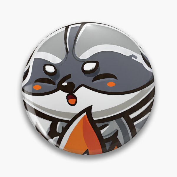Item preview, Raccoon Campfire Marshmallow designed and sold by pumsquare.