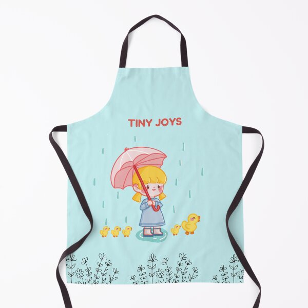 Item preview, Tiny Joys Rainy Day Girl Ducks | Cute Kawaii Sticker designed and sold by Krishnacre8.