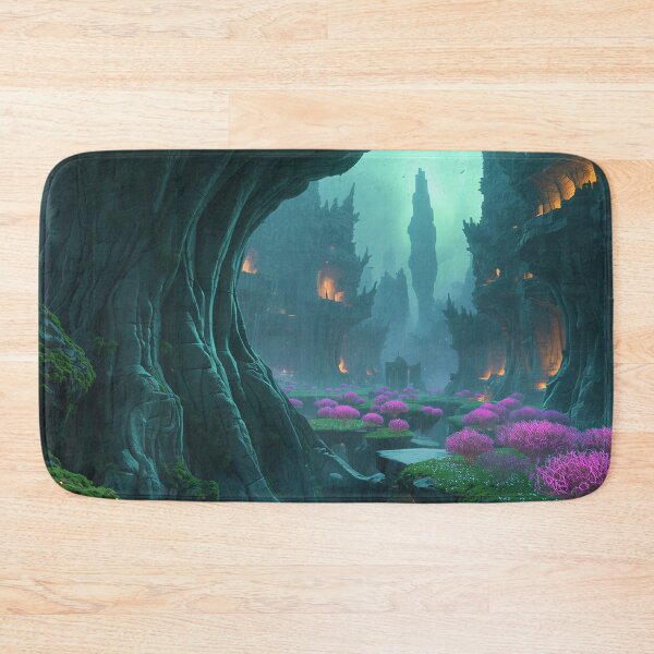 Item preview, Aurora Stoneforest Living Alien Fantasy Landscape designed and sold by Luminous Wilds.