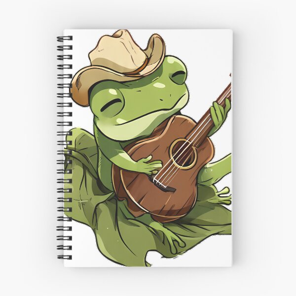 Item preview, Guitar Playing Frog Cowboy designed and sold by pumsquare.