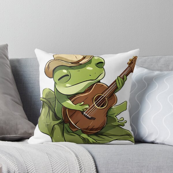 Item preview, Guitar Playing Frog Cowboy designed and sold by pumsquare.