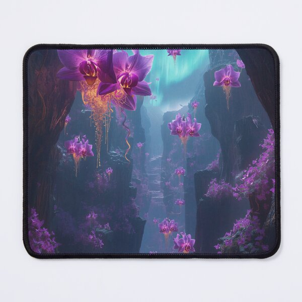 Item preview, Floating Orchid Canyon Fantasy Alien Landscape designed and sold by Luminous Wilds.