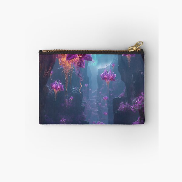 Item preview, Floating Orchid Canyon Fantasy Alien Landscape designed and sold by Luminous Wilds.