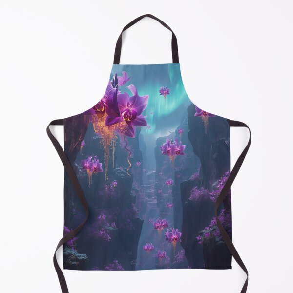 Item preview, Floating Orchid Canyon Fantasy Alien Landscape designed and sold by Luminous Wilds.