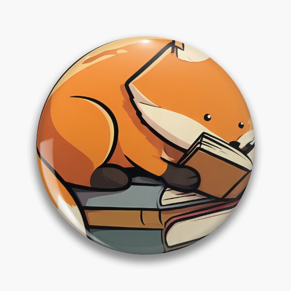 Item preview, BookTok Fox Reader Stars designed and sold by pumsquare.