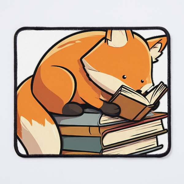 Item preview, BookTok Fox Reader Stars designed and sold by pumsquare.