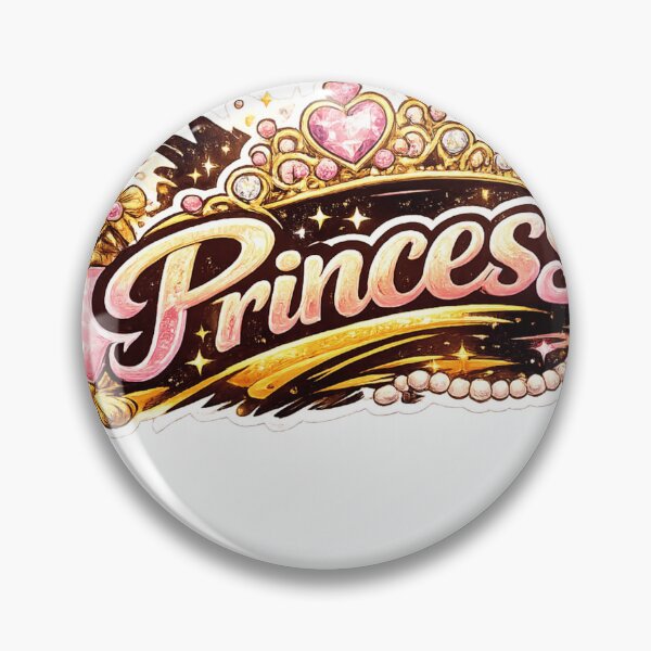 Item preview, Princess Sticker | Cute Royal Typography Design | Elegant Fairy Tale Art designed and sold by Nilucreations.