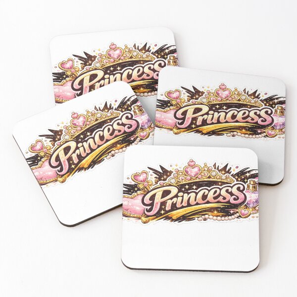 Item preview, Princess Sticker | Cute Royal Typography Design | Elegant Fairy Tale Art designed and sold by Nilucreations.