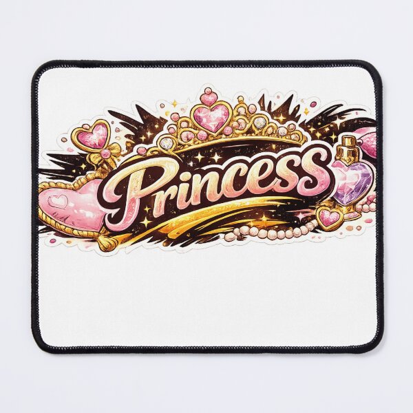 Item preview, Princess Sticker | Cute Royal Typography Design | Elegant Fairy Tale Art designed and sold by Nilucreations.