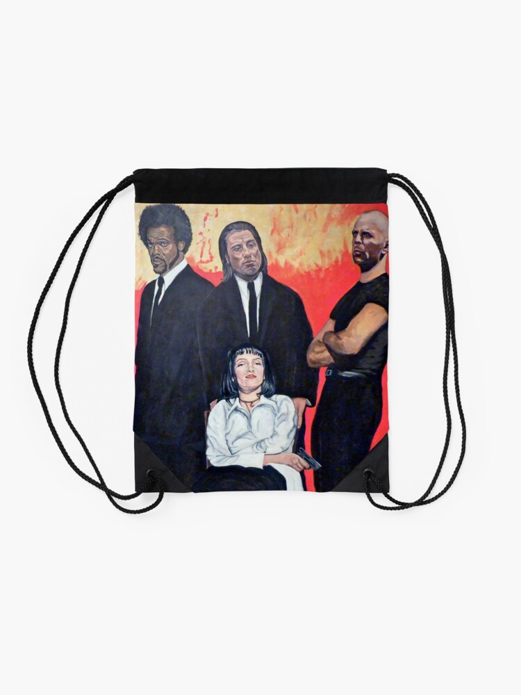 Alternate view of I Don't Smile for Pictures Drawstring Bag