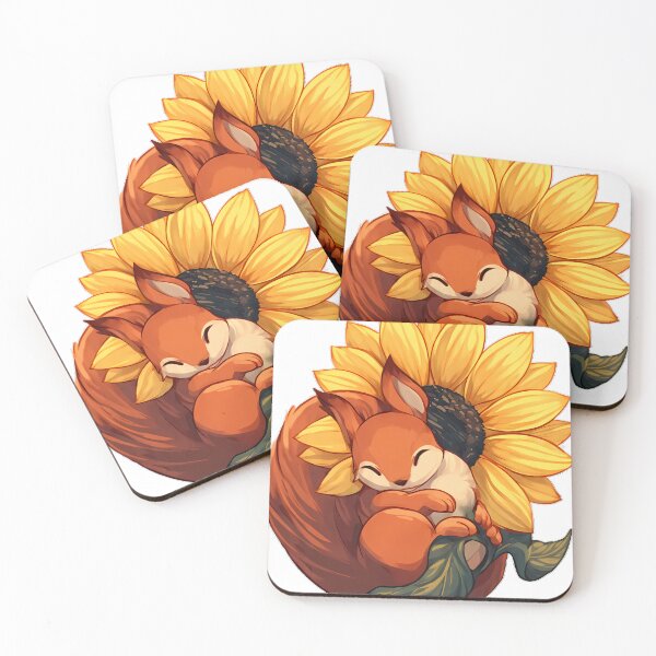Item preview, Squirrel Sunflower Wagon designed and sold by pumsquare.