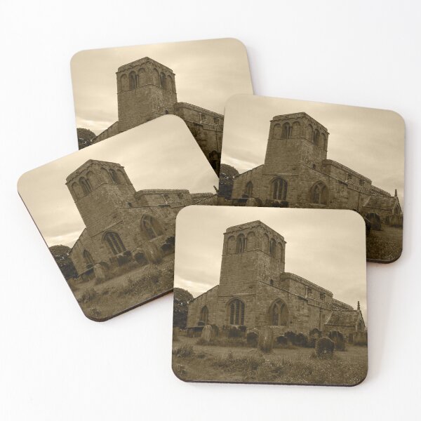 Item preview, St Mary’s Church Leake | Vintage Sepia Gothic Yorkshire Church designed and sold by ArtworkNorth.