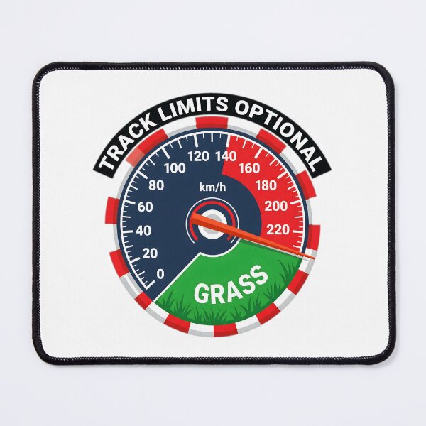 Item preview, Track Limits Optional - Sim Racing Humor designed and sold by GarageGraphics.