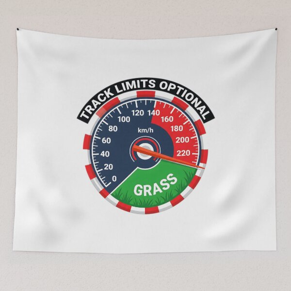 Item preview, Track Limits Optional - Sim Racing Humor designed and sold by GarageGraphics.