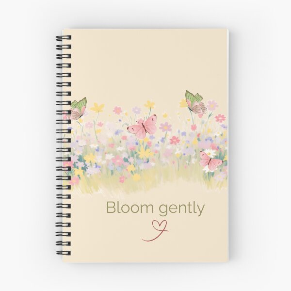 Item preview, Bloom Gently Wildflower Butterfly | Soft Cottagecore Aesthetic Sticker designed and sold by Krishnacre8.
