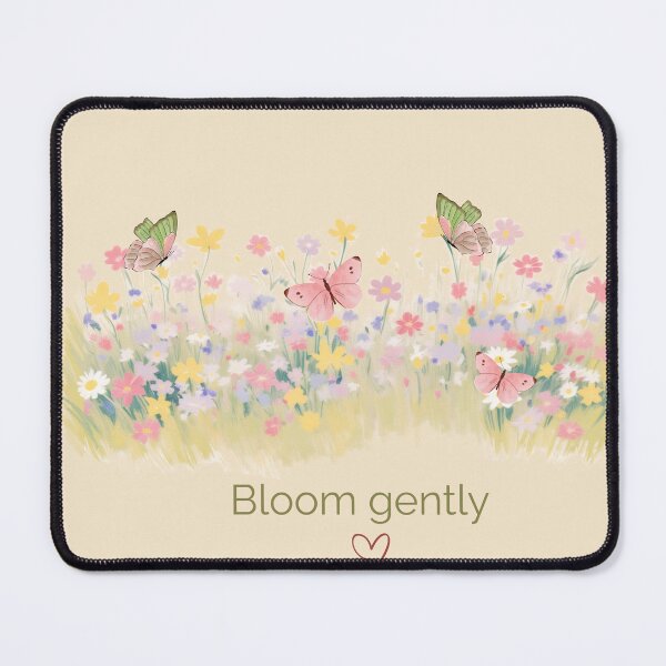 Item preview, Bloom Gently Wildflower Butterfly | Soft Cottagecore Aesthetic Sticker designed and sold by Krishnacre8.
