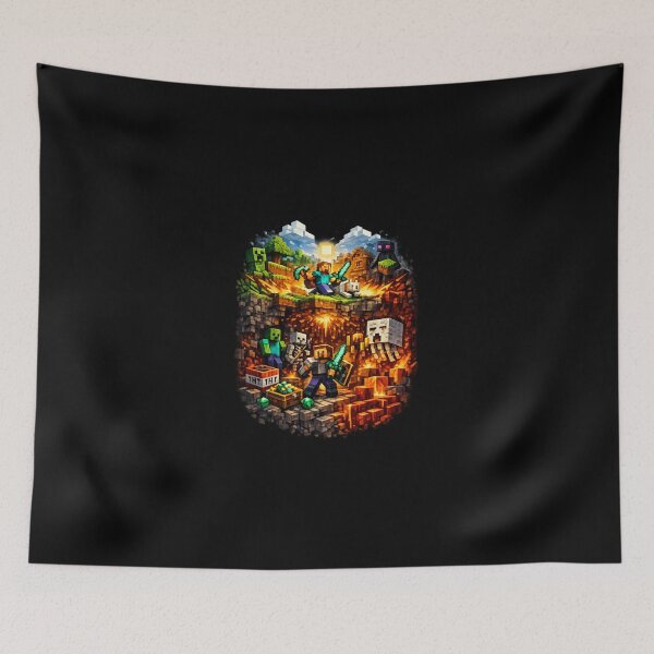 Item preview, Block World Adventure Survival Design designed and sold by Regal-Elegances.