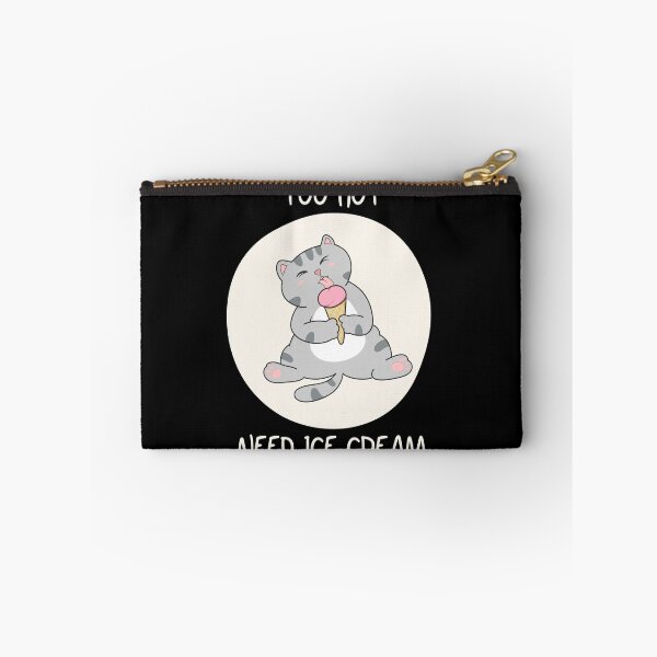 Item preview, Too Hot Need Ice Cream Cat Tomcat Summer designed and sold by AlameaDesign.