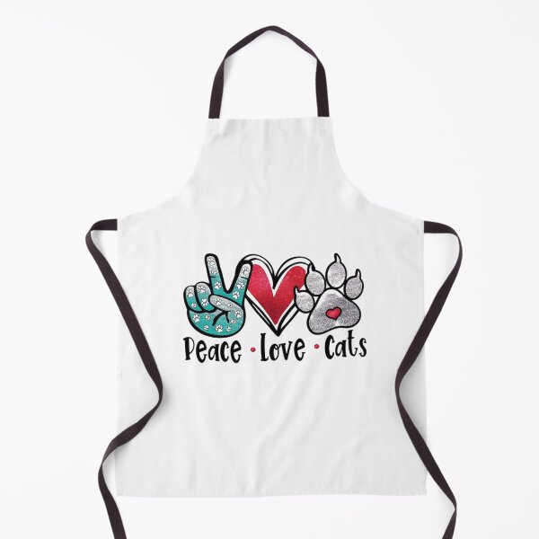 Item preview, Peace Love Cats Glitter Style Design designed and sold by Macias123.