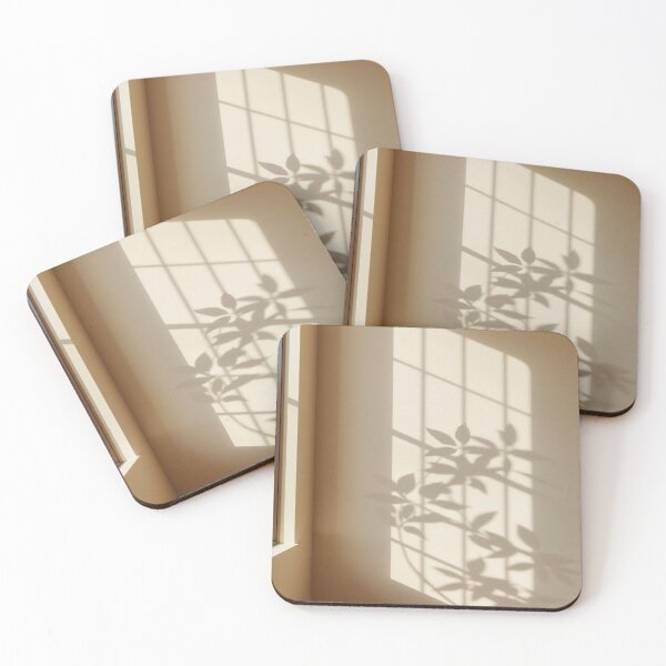 Item preview, Japanese Leaf Shadow Wall Art | Neutral Scandinavian Botanical Print designed and sold by VeloraNature.