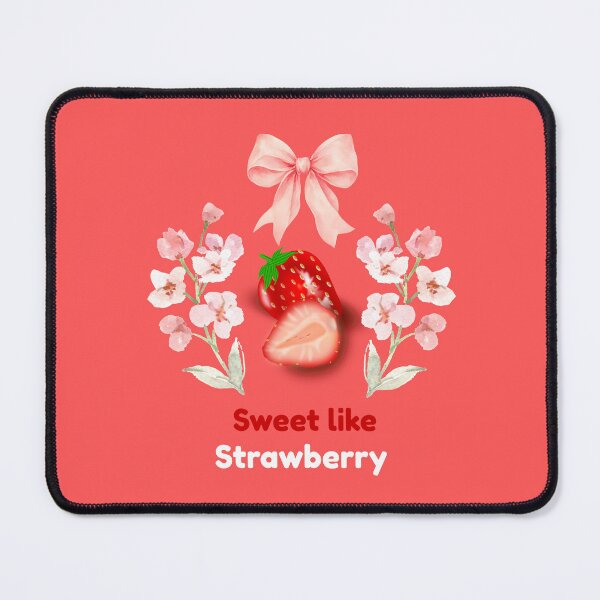 Item preview, Sweet Like Strawberry Coquette Aesthetic | Cute Girly Sticker designed and sold by Krishnacre8.