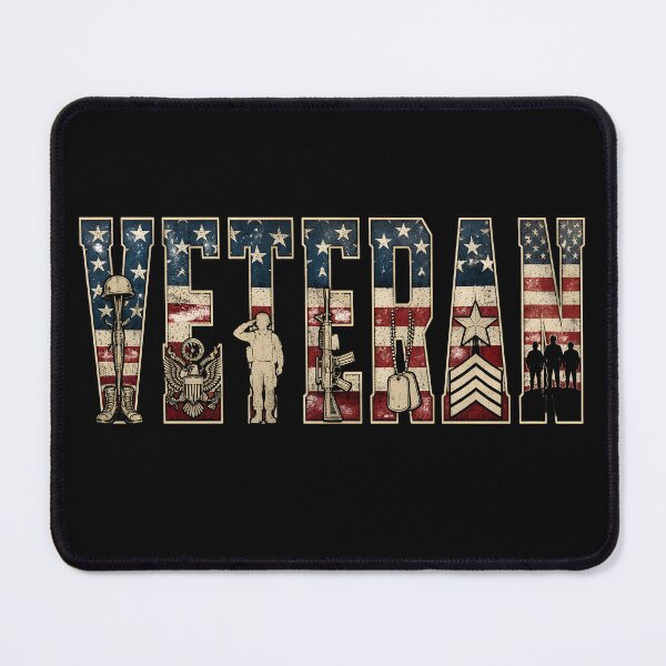 Item preview, Veteran Alphabet Patriotic American Flag Military Retired Gift designed and sold by ShopOnTheTopp.