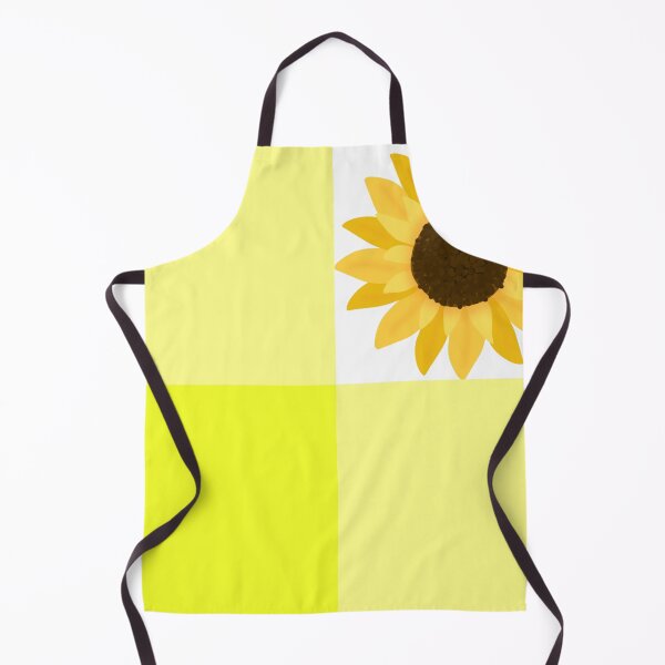 Item preview, Minimalist Sunflower on Yellow Grid designed and sold by Violet-Forge.