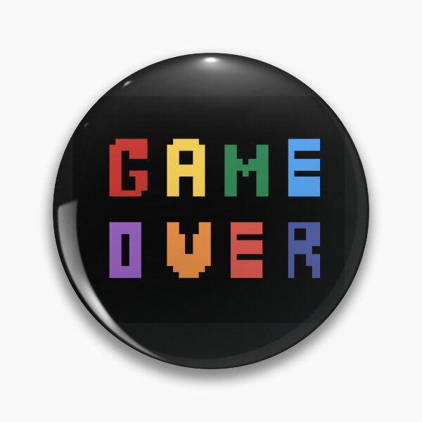 Item preview, GAME OVER - Retro Pixel Art Gaming Design designed and sold by alalame.