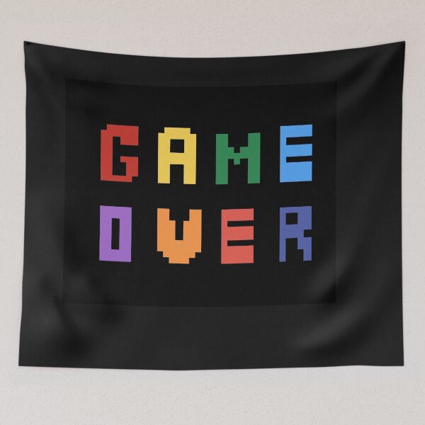 Item preview, GAME OVER - Retro Pixel Art Gaming Design designed and sold by alalame.