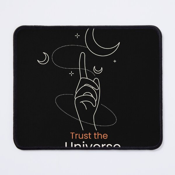 Item preview, Trust the universe celestial moon hand designed and sold by Krishnacre8.