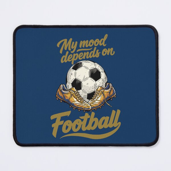Item preview, My Mood Depends on Football designed and sold by CARPIO Creations.